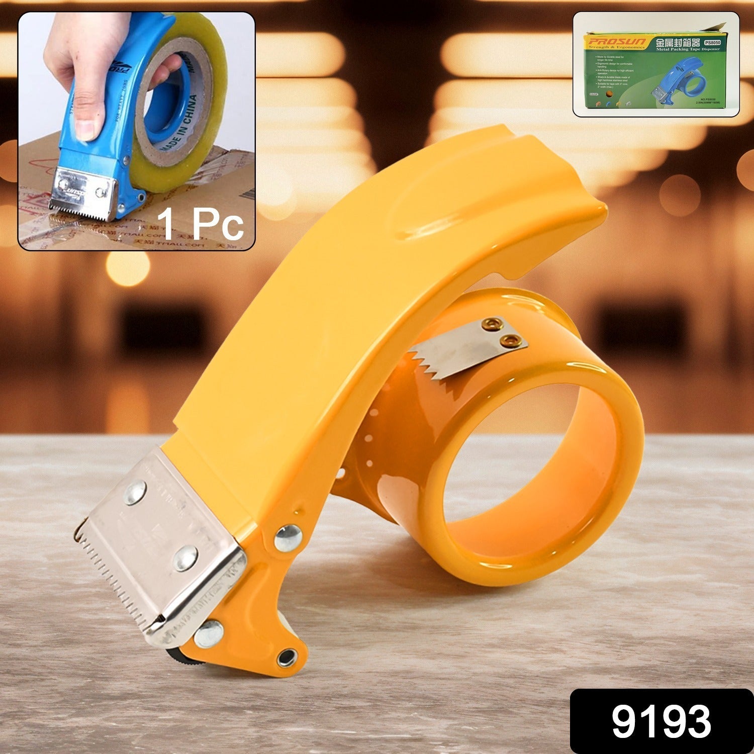 Metal Packing Tape Dispenser Cutter for Home Office use, Tape Dispenser for Stationary, Tape Cutter Packaging Tape Metal Packing Tape Dispenser Cutter for Home Office use, Tape Dispenser for Stationary, Tape Cutter Packaging Tape
